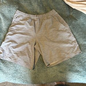 Men’s Light Grey Lululemon Shorts